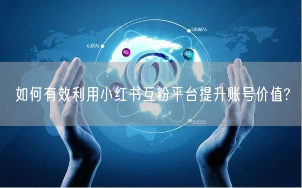 如何有效利用小红书互粉平台提升账号价值?