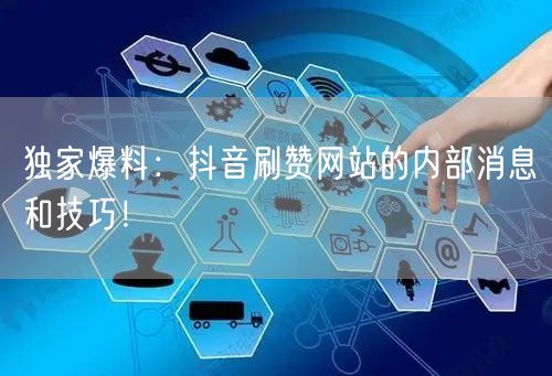 独家爆料：抖音刷赞网站的内部消息和技巧！