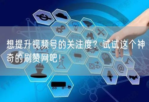 想提升视频号的关注度？试试这个神奇的刷赞网吧！