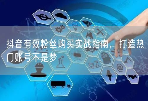 抖音有效粉丝购买实战指南，打造热门账号不是梦