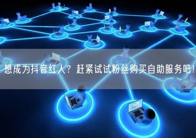 想成为抖音红人？赶紧试试粉丝购买自助服务吧！