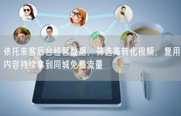 依托来客后台经营数据，筛选高转化视频，复用内容持续拿到同城免费流量