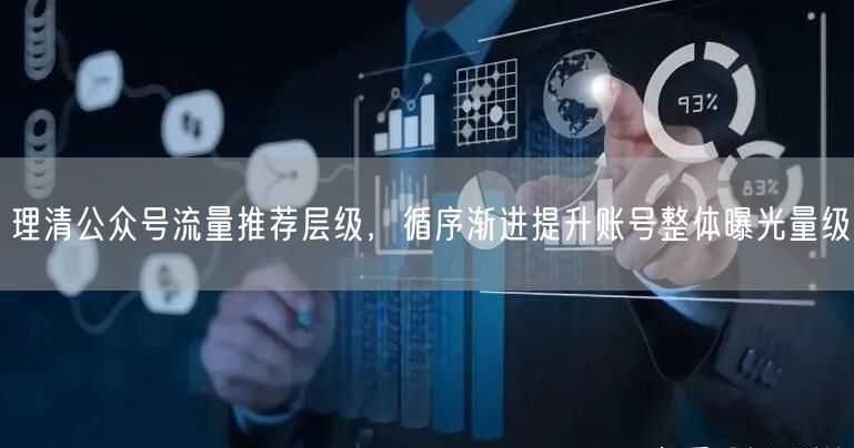 理清公众号流量推荐层级，循序渐进提升账号整体曝光量级
