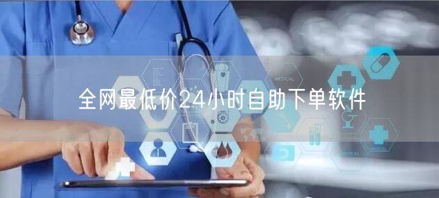 全网最低价24小时自助下单软件