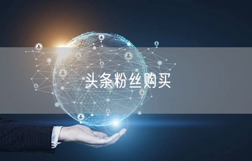 头条粉丝购买