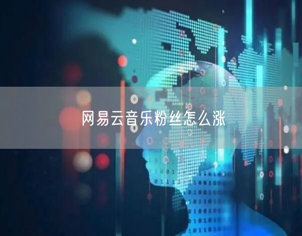 网易云音乐粉丝怎么涨