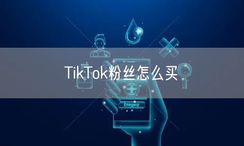TikTok粉丝怎么买